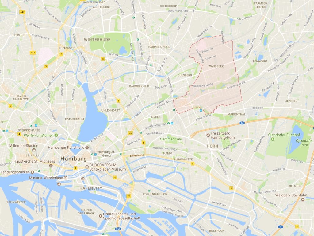 Stadtteil Wandsbek - Vergroest